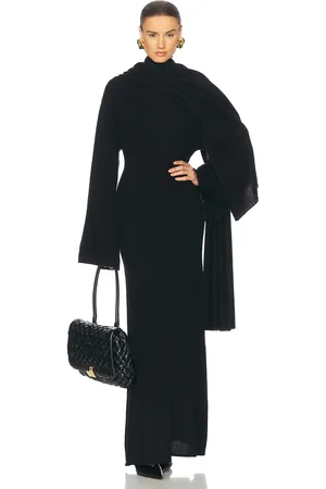 Helsa Boden Cashmere Maxi Dress in Black - Black. Size M/L (also in XS/S).