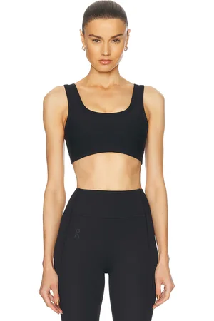 The Upside Peached Harley Sports Bra in Black - Black. Size L (also in M, S, XS).