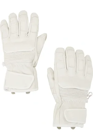 Whitespace Leather Riding Gloves in Warm White - White. Size L/XL (also in ).