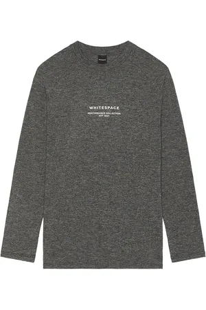 Whitespace Graphene Baselayer Tee in Black - Grey. Size L (also in M, XL/1X).