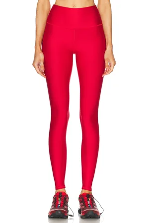 alo High Waist Airlift Legging in Bold Red - Red. Size L (also in ).