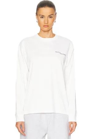 Museum of Peace and Quiet Italic Shirt in White - White. Size L (also in XL/1X).