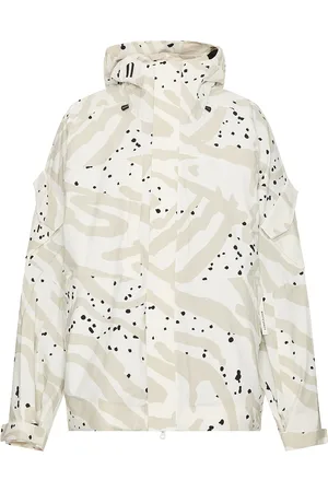 Whitespace AMF Cargo Jacket in Taupe Camo - White,Grey. Size L (also in M, S, XL/1X).