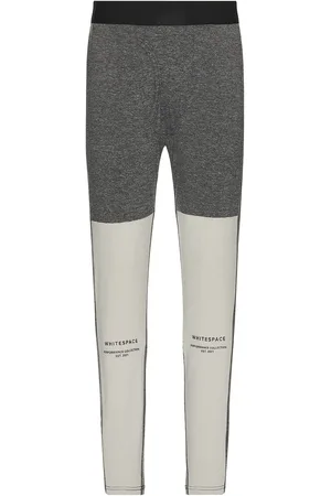 Whitespace Graphene Base Pant in Black & White - Black,Grey. Size L (also in M, S, XL/1X).
