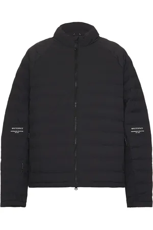 Whitespace Rec Insulated Ripstop Jacket in Black & Dark Taupe - Black. Size L (also in M, S).