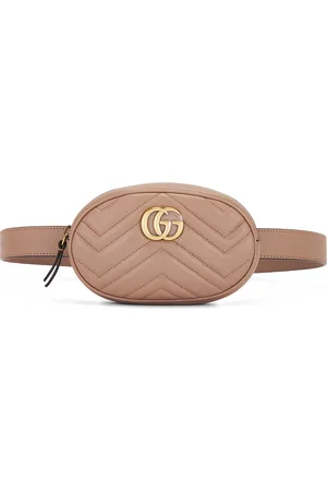 Gucci GG Marmont Belt Bag in Beige - Beige. Size all.