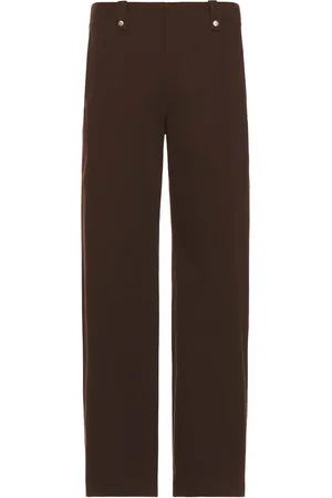 AFTER PRAY Wide Chino Pants in Brown - Brown. Size L (also in ).