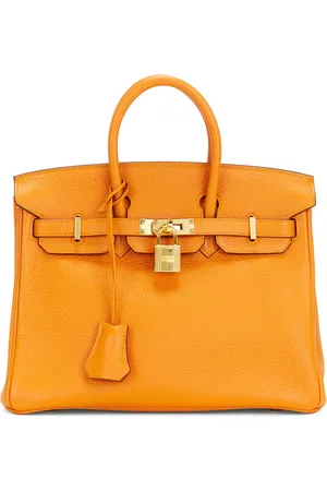 Hermès Togo Birkin 25 Handbag in Orange - Orange. Size all.