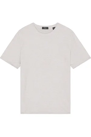 THEORY Anemone Essential Tee in Grey Multi - Grey. Size M (also in XXL/2X).