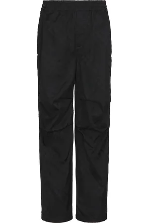 Burberry Check Nylon Cargo Trousers in Black IP Check - Black. Size L (also in M, S, XL/1X).
