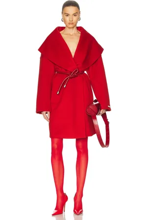 Sportmax Luciana Coat in Red - Red. Size 0 (also in ).