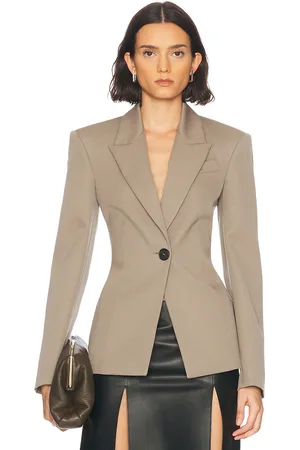 The Attico Blazer in Taupe - Taupe. Size 38 (also in 42).