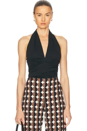 Carolina Herrera Halter Neck Top in Black - Black. Size L (also in ).