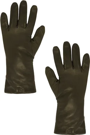 CLYDE Classic Gloves in Bog Green - Olive. Size 6.5 (also in 7, 7.5).