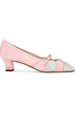 VALENTINO GARAVANI Bowow Pump in Bubble & Silver Shade - Rose. Size 36 (also in 36.5, 37, 37.5, 38, 39).