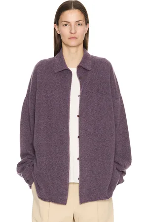 The Row Janak Top in Purple - Purple. Size L (also in ).
