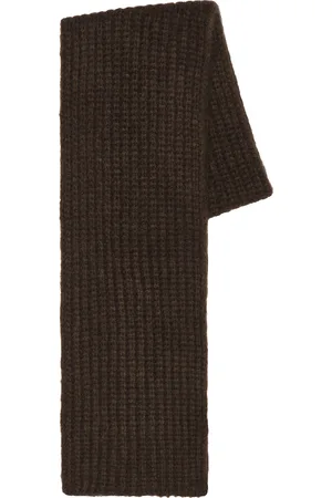 The Row Illy Scarf in Smoke Brown - Brown. Size all.