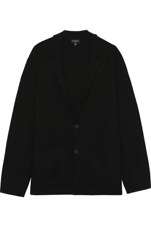 CLUB MONACO Merino Blazer in Charcoal - Black. Size XL/1X (also in ).