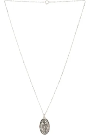 Wacko Maria Medai Necklace Type-1 in Silver - Metallic Silver. Size all.