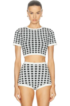 Tropic of C La Plage Shirt in Black & White - Black. Size M (also in ).