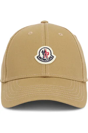 Moncler Baseball Cap in Khaki - Tan. Size all.