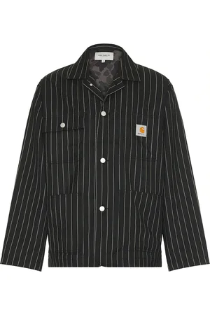 Carhartt Seaton Blazer in Seaton Stripe & Black - Black. Size M (also in XL/1X).