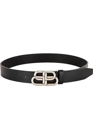 Balenciaga BB Large Belt in Black - Black. Size 75 (also in 80).