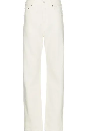 Frame The Straight Jeans in Off White - White. Size 30 (also in 34, 36).