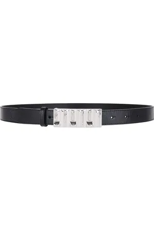 Frame Sculptural Belt in Black - Black. Size L (also in M, S, XL, XS).