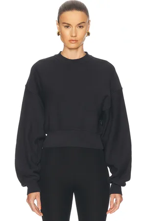 AGOLDE Kit Sweatshirt in Washed Black - Black. Size M (also in S, XS).