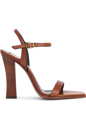 Saint Laurent Susan Sandal in Bruciato - Brown. Size 36 (also in 36.5, 37, 38, 38.5, 39, 39.5, 40, 41).