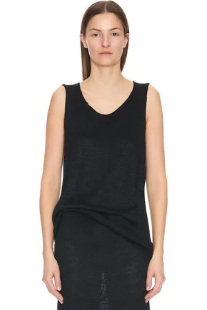 The Row Juyah Top in Deep Blue - Navy. Size S (also in ).