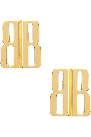 Balenciaga Nano XS Stud Earrings in Gold - Metallic Gold. Size all.