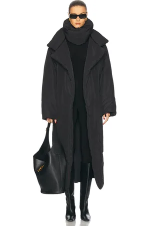 Norma Kamali Classic Sleeping Bag Long Coat in Black - Black. Size M-L (also in ).