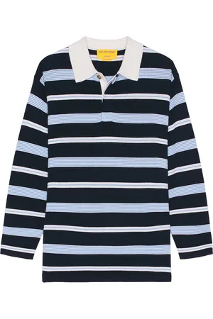 Guest In Residence Striped Rubgy in Midnight Combo - Blue. Size M (also in XS).