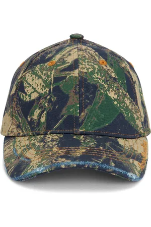 Acne Studios Carily Mossy Oak Hat in Brown - Green. Size all.