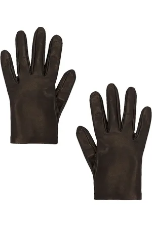 The Row Lorella Gloves in Black - Black. Size S (also in ).