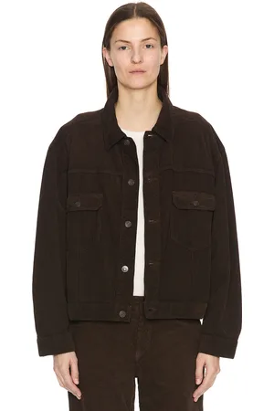 The Row Ness Jacket in Dark Coffee - Chocolate. Size L (also in XL).