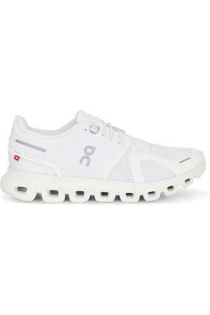 On Running Cloud 6 Sneaker in White - White. Size 10 (also in 5.5, 6.5, 7, 7.5, 8, 8.5, 9, 9.5).