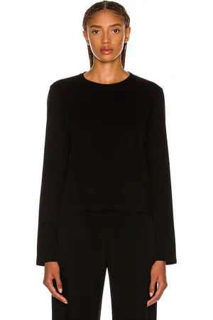 The Row Sherman T-Shirt in Black - Black. Size L (also in M).