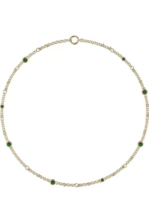 SPINELLI KILCOLLIN Gravity Estrella Emerald Necklace in 18k Yellow Gold & Emerald - Metallic Gold. Size all.