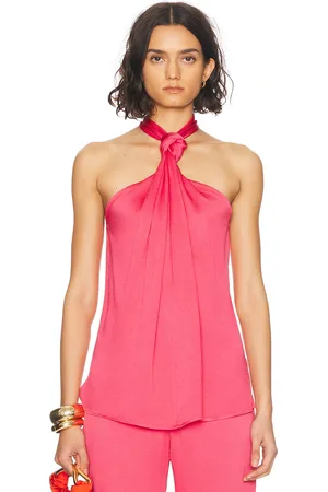 Silvia Tcherassi Teagan Blouse in Peony - Pink. Size L (also in M, S).