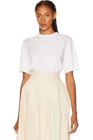 The Row Chiara Top in Natural White - White. Size XL (also in XS).