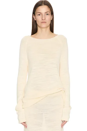 The Row Jipin Top in Ecru - White. Size L (also in ).