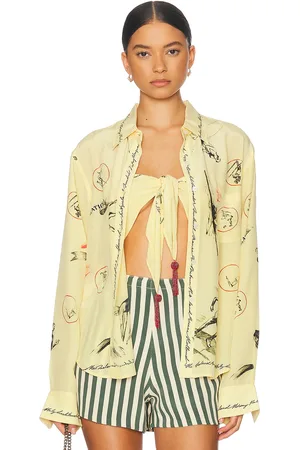 BODE Games Top in Yellow - Yellow. Size S (also in ).