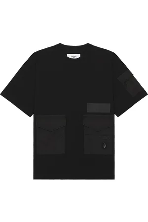 SACAI X Spiewak Gonz Multi Patch Cotton Jersey T-Shirt in Black - Black. Size 3 (also in 4).