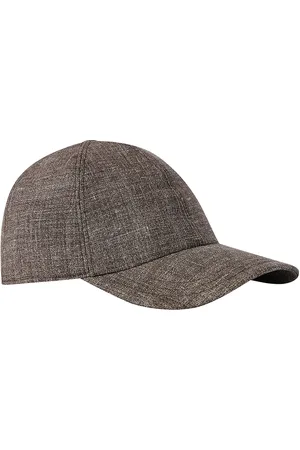 The Row Caspian Hat in Dark Coffee - Chocolate. Size S (also in ).