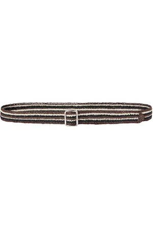 The Row Ara Belt in Black Dark Brown & Ivory ANS - Black. Size all.