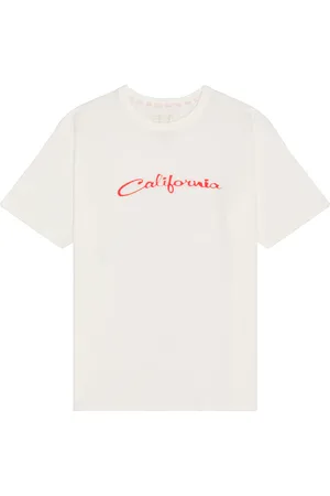 ERL California Signature T-Shirt in White - White. Size L (also in M, S).