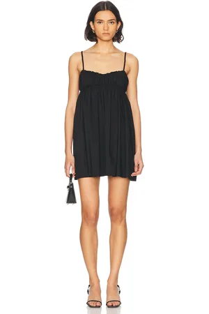 Caroline Constas Rosaline Empire Mini Dress in Black - Black. Size L (also in M, S).